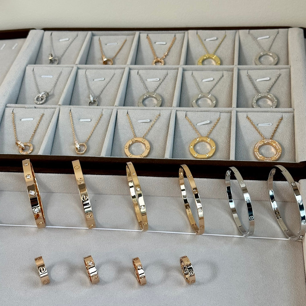 LuxluxHouse Best Quality Accessories Bracelet Necklace Ring  Cartier