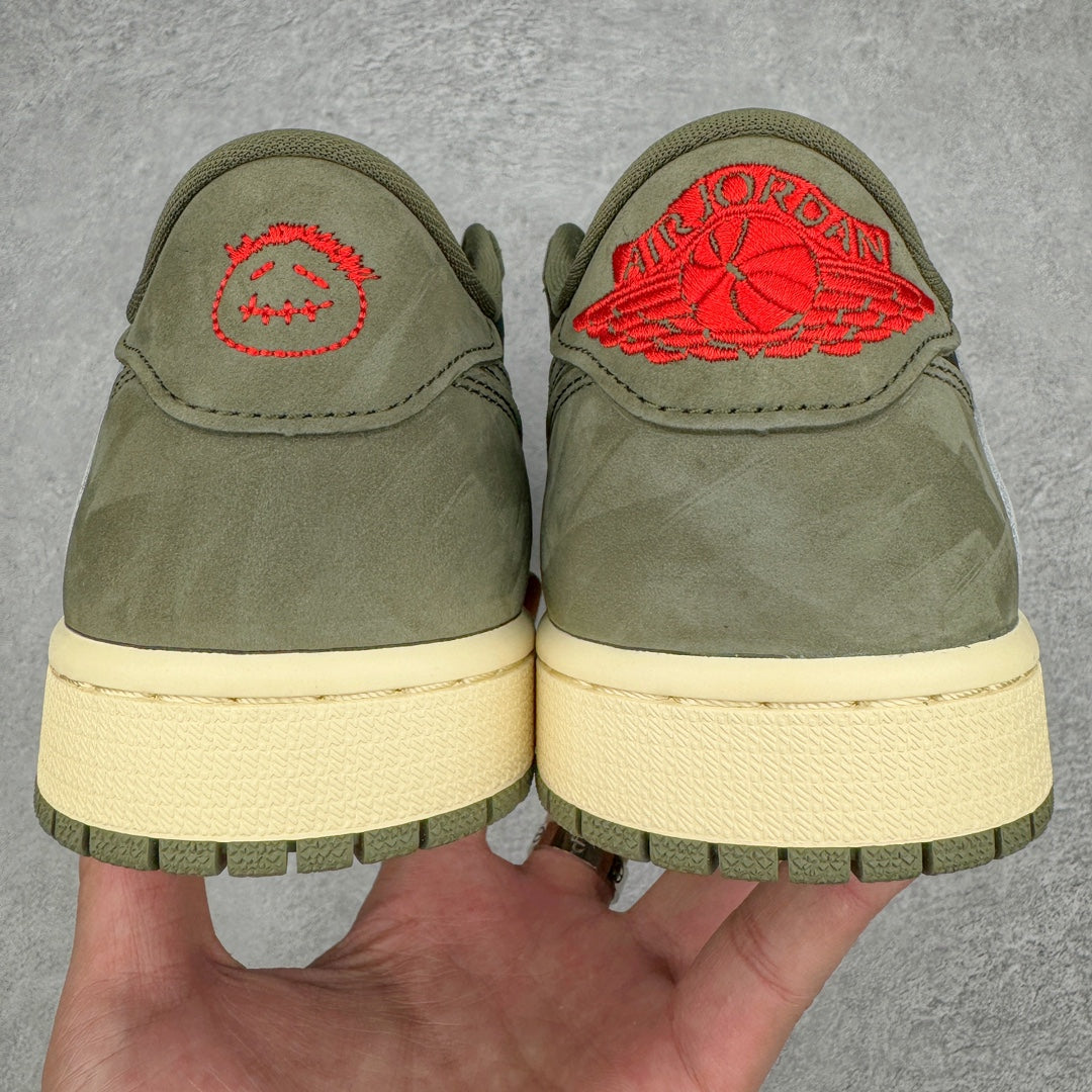 KZ Batch-Air Jordan 1  × Travis Scott “Green suede”