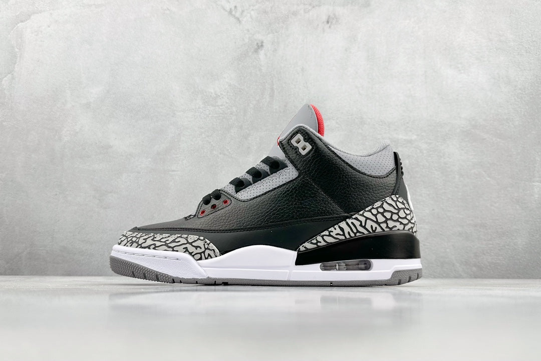 i8 Batch-Air Jordan 3 “Black Cement”