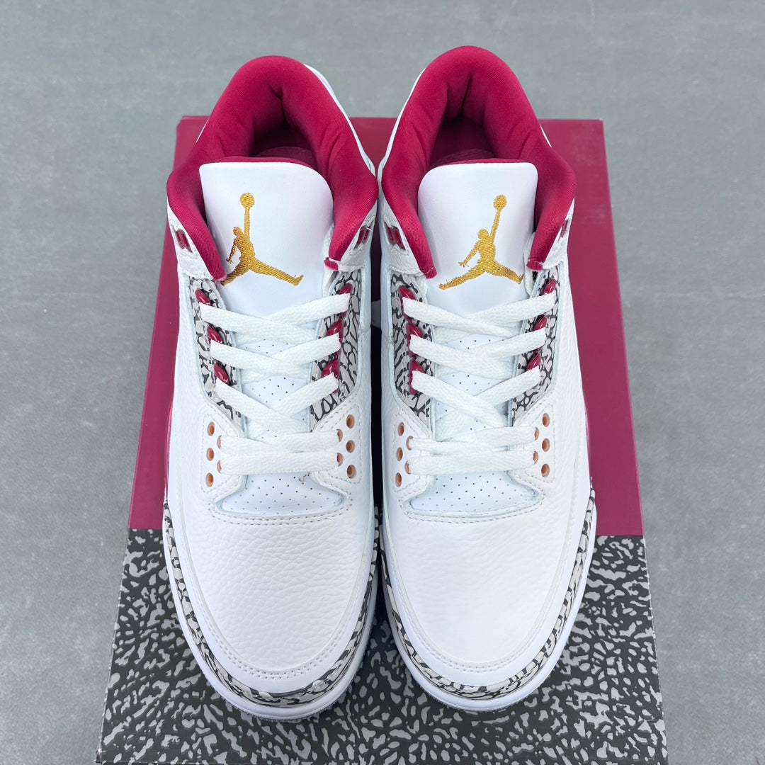 i8 Batch-Air Jordan 3 “Cardinal Red”