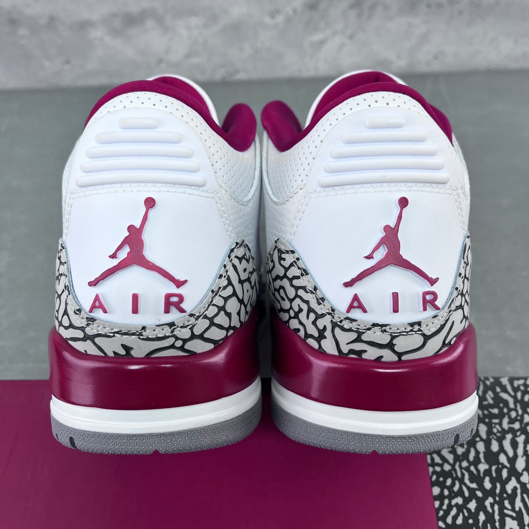 i8 Batch-Air Jordan 3 “Cardinal Red”