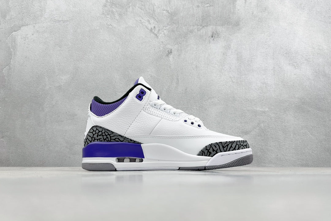 i8 Batch-Air Jordan 3 “Dark iris”