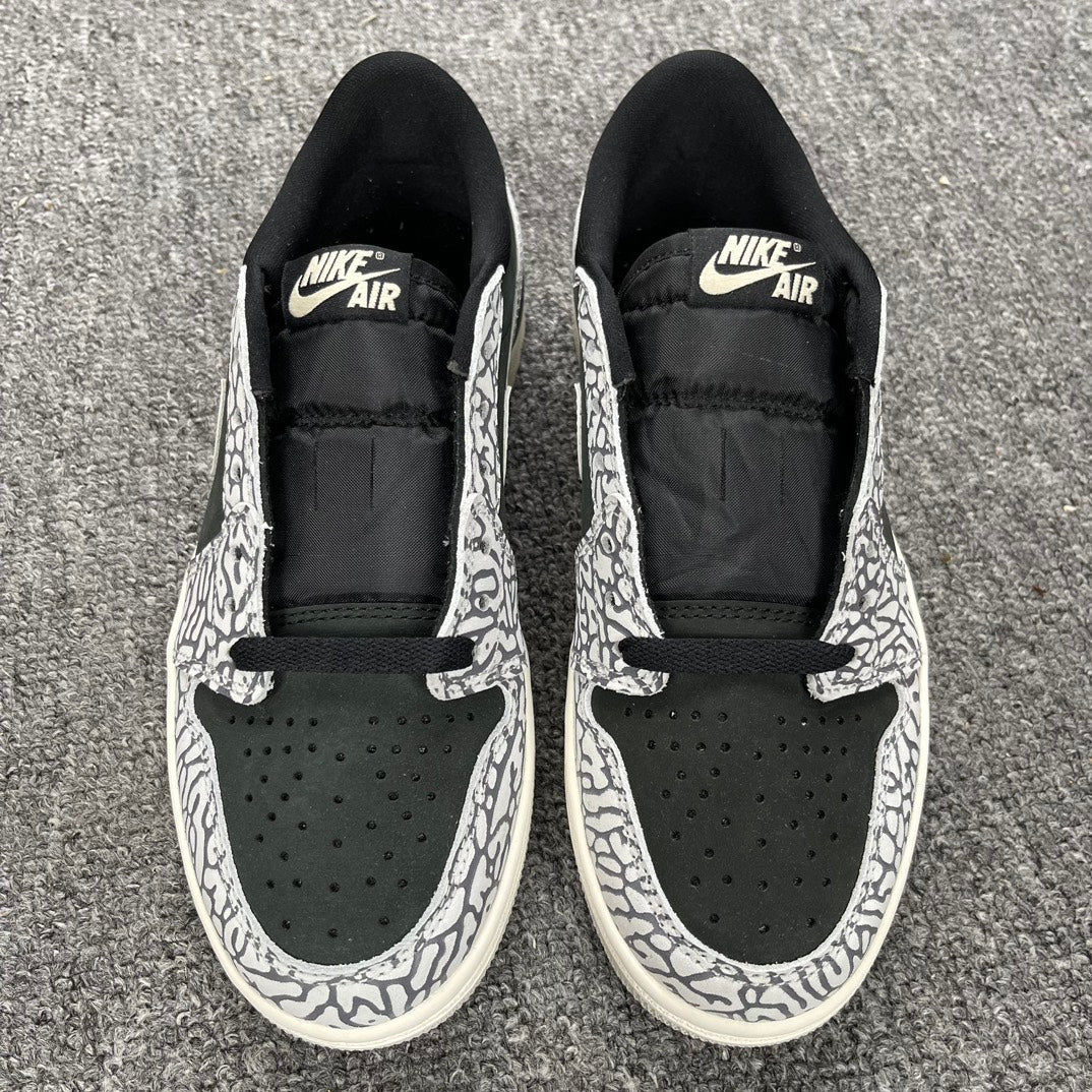 FS Batch-Air Jordan 1 retro Low OG “Black Elephant”