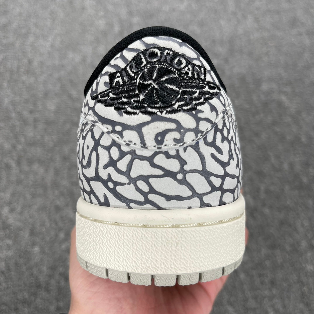 FS Batch-Air Jordan 1 retro Low OG “Black Elephant”