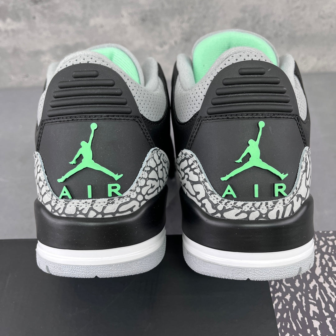 i8 Batch-Air Jordan 3 “Green Glow”