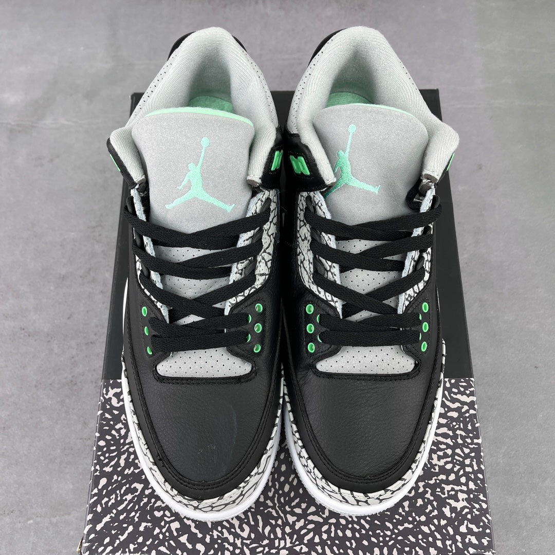 i8 Batch-Air Jordan 3 “Green Glow”