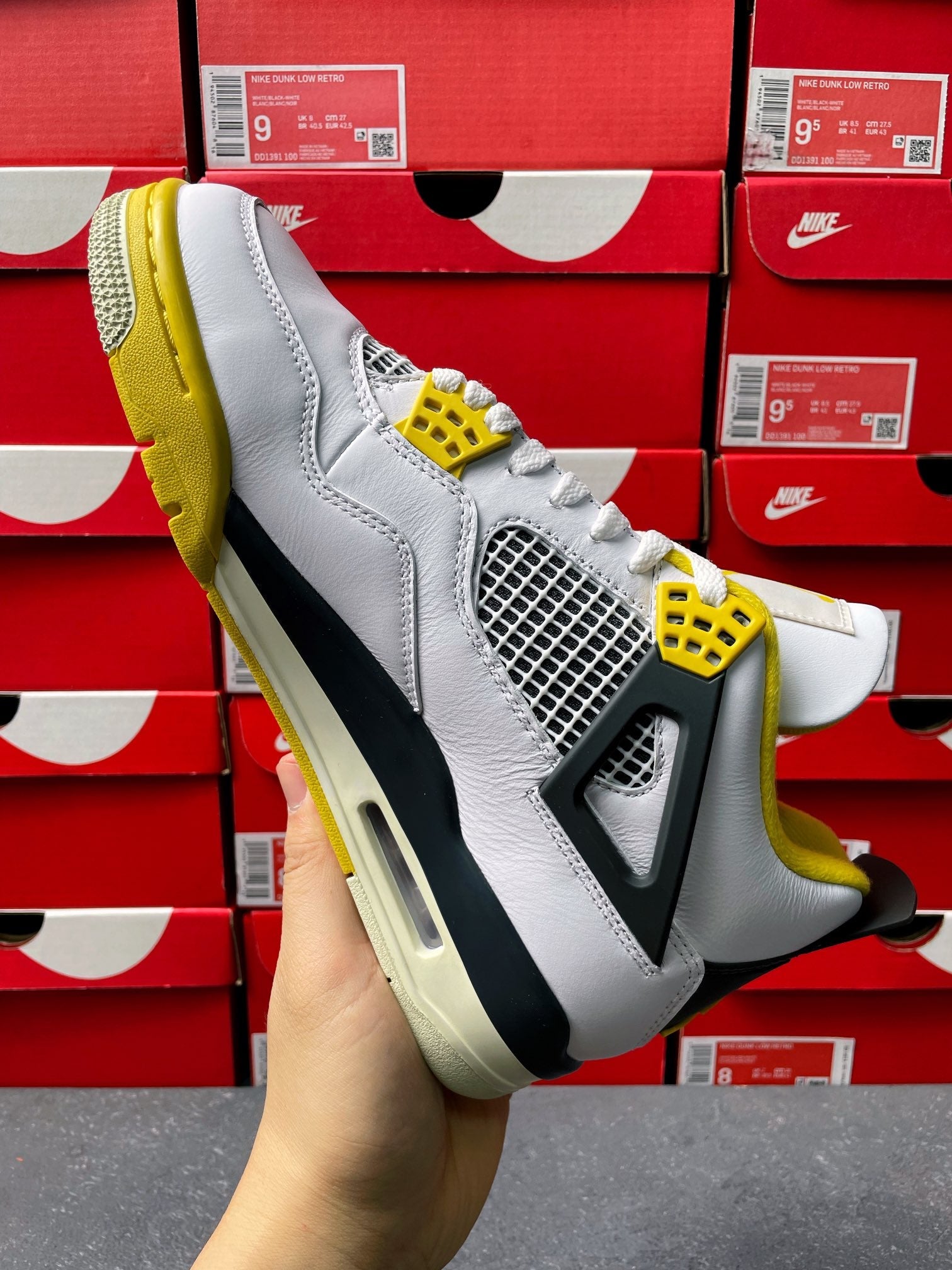 PK Batch-Air Jordan 4 “Vivid Sulfur”