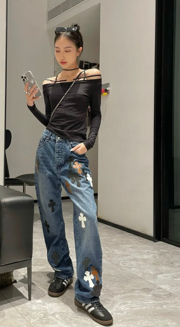 LuxluxHouse Best Quality Clothes Pants Chrome Hearts