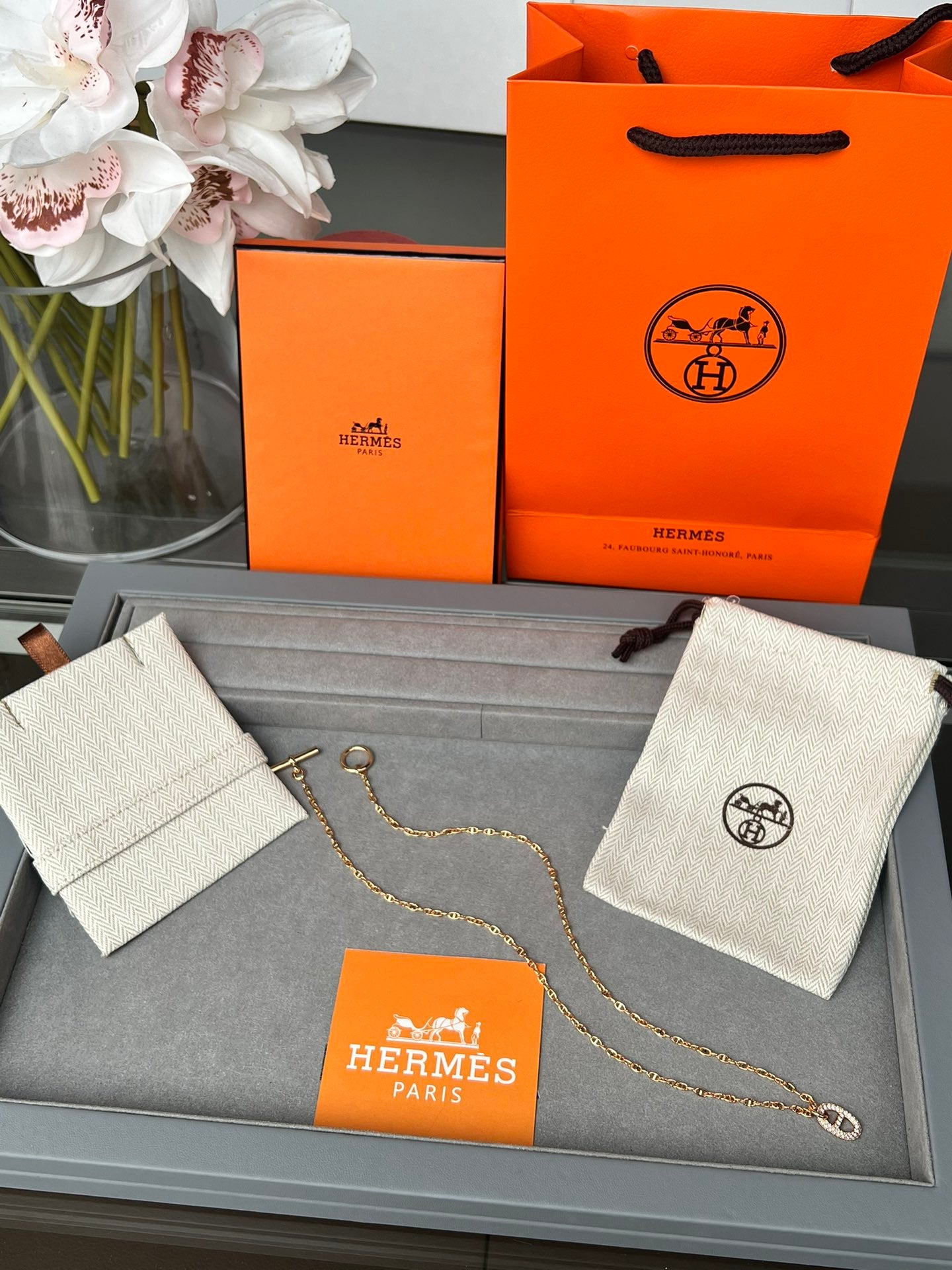 LuxluxHouse Best Quality Accessories Necklace Hermes