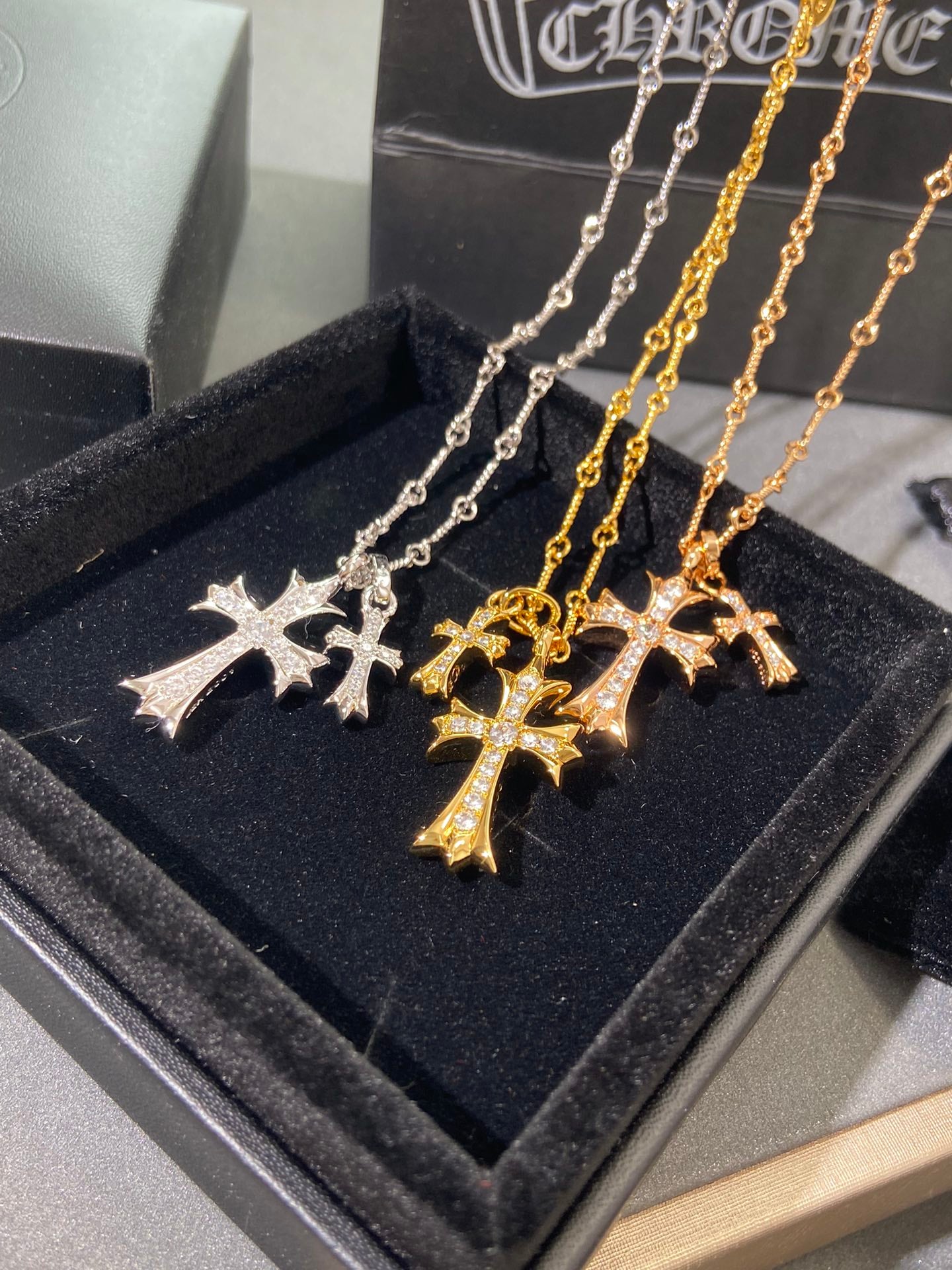 LuxluxHouse Best Quality Accessories Necklace Chrome Hearts