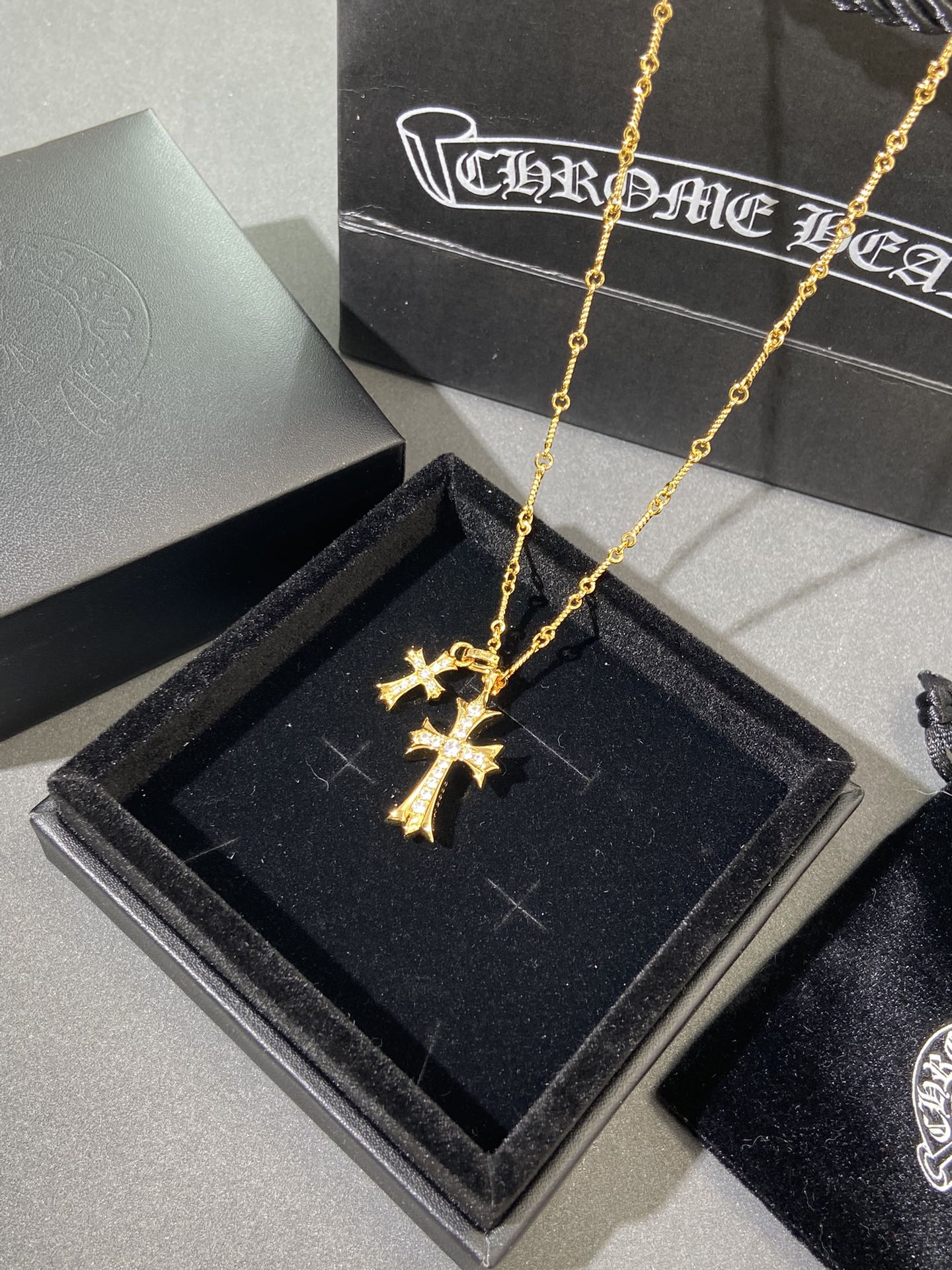 LuxluxHouse Best Quality Accessories Necklace Chrome Hearts
