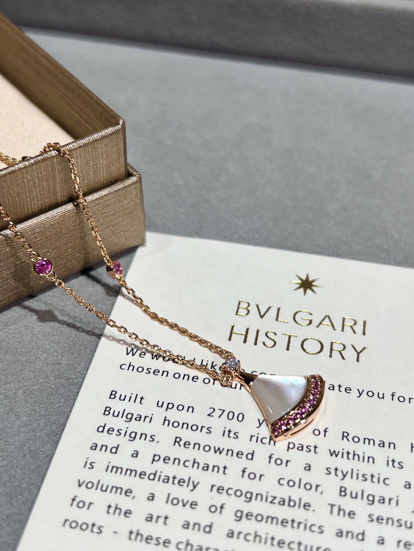LuxluxHouse Best Quality Accessories Necklace Bvlgari