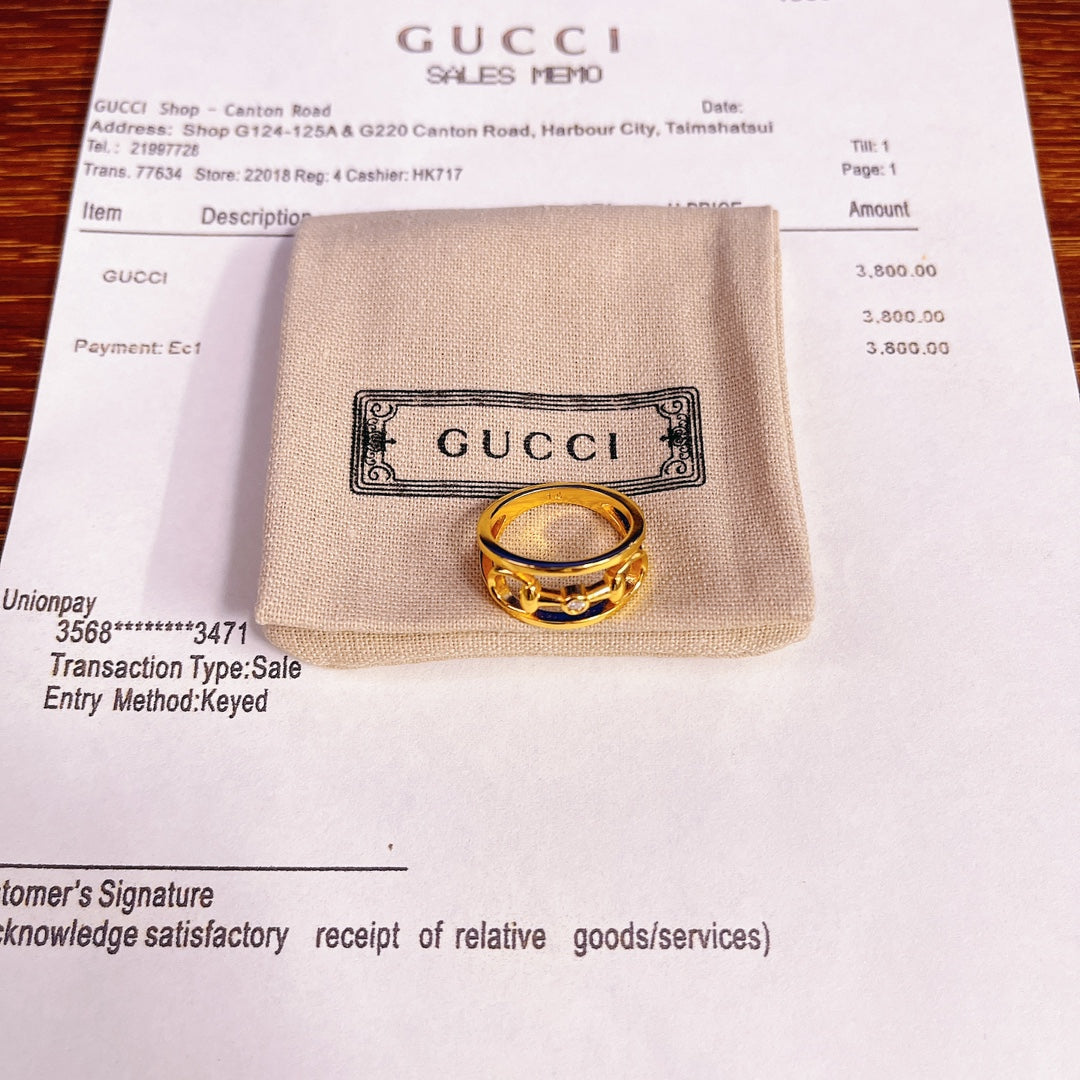 LuxluxHouse Best Quality Accessories Gucci Ring Ring Ring
