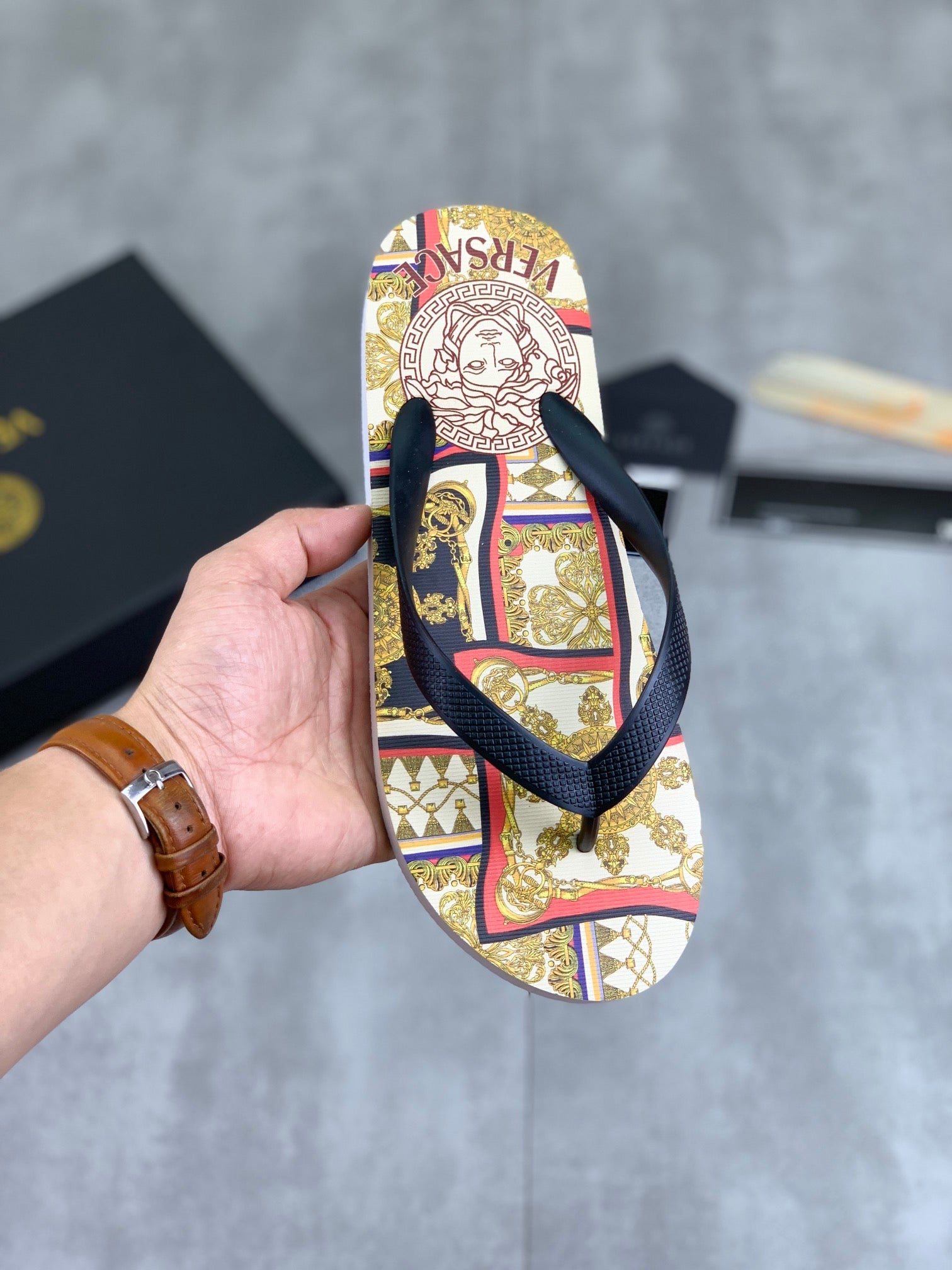 LuxluxHouse Best Quality Sandals Versace
