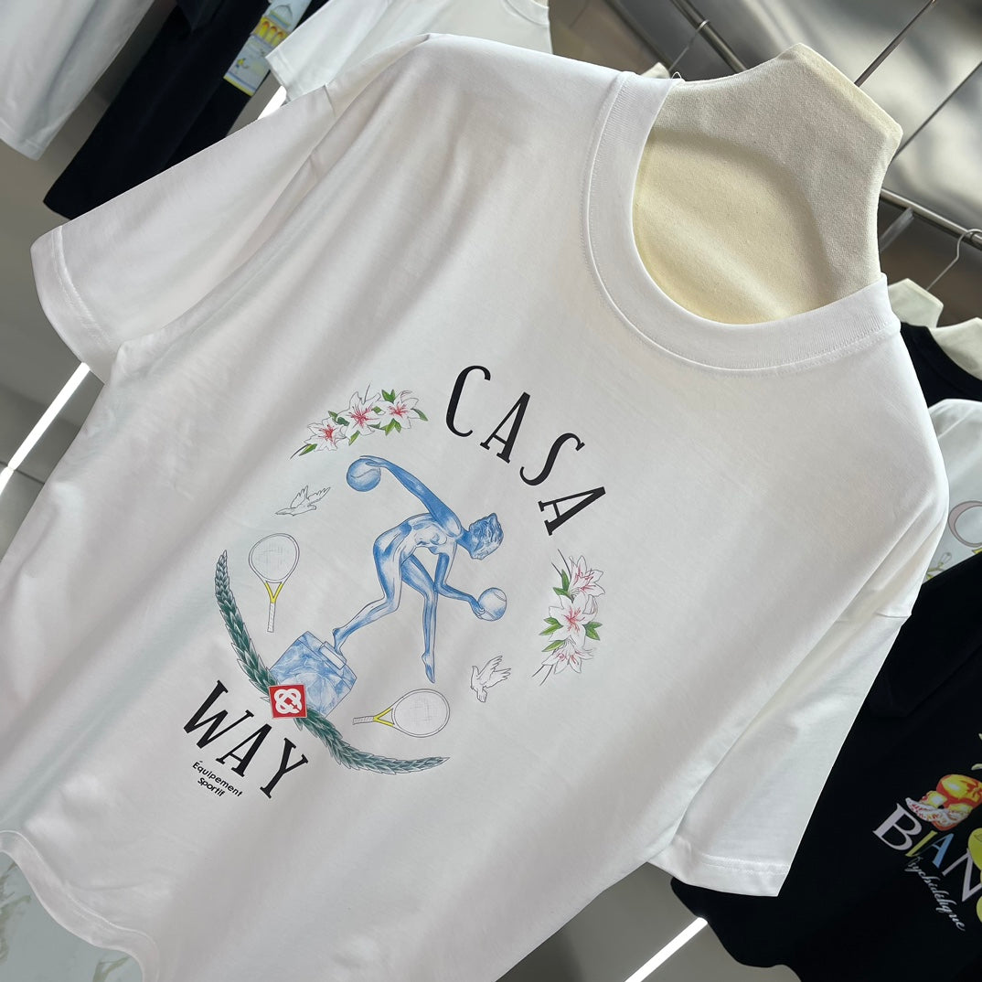 LuxluxHouse Best Quality Clothes Casablanca T-shirt