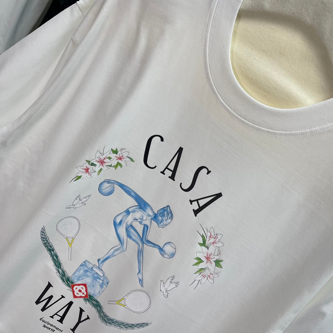 LuxluxHouse Best Quality Clothes Casablanca T-shirt