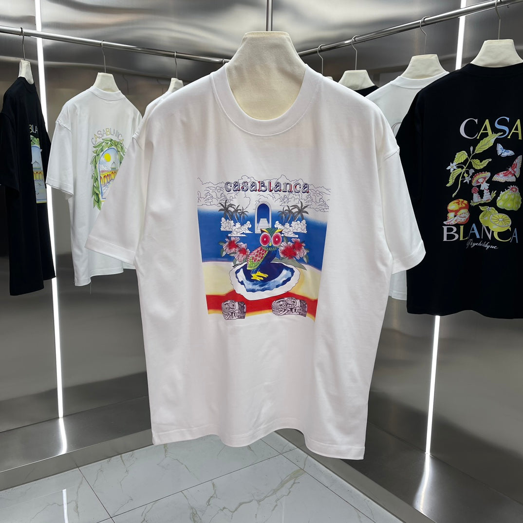 LuxluxHouse Best Quality Clothes Casablanca T-shirt