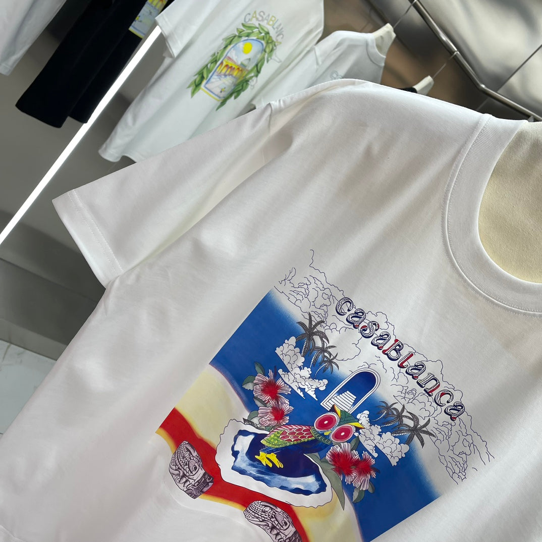 LuxluxHouse Best Quality Clothes Casablanca T-shirt