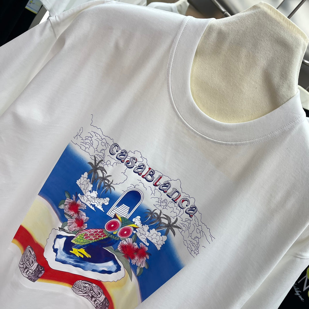 LuxluxHouse Best Quality Clothes Casablanca T-shirt