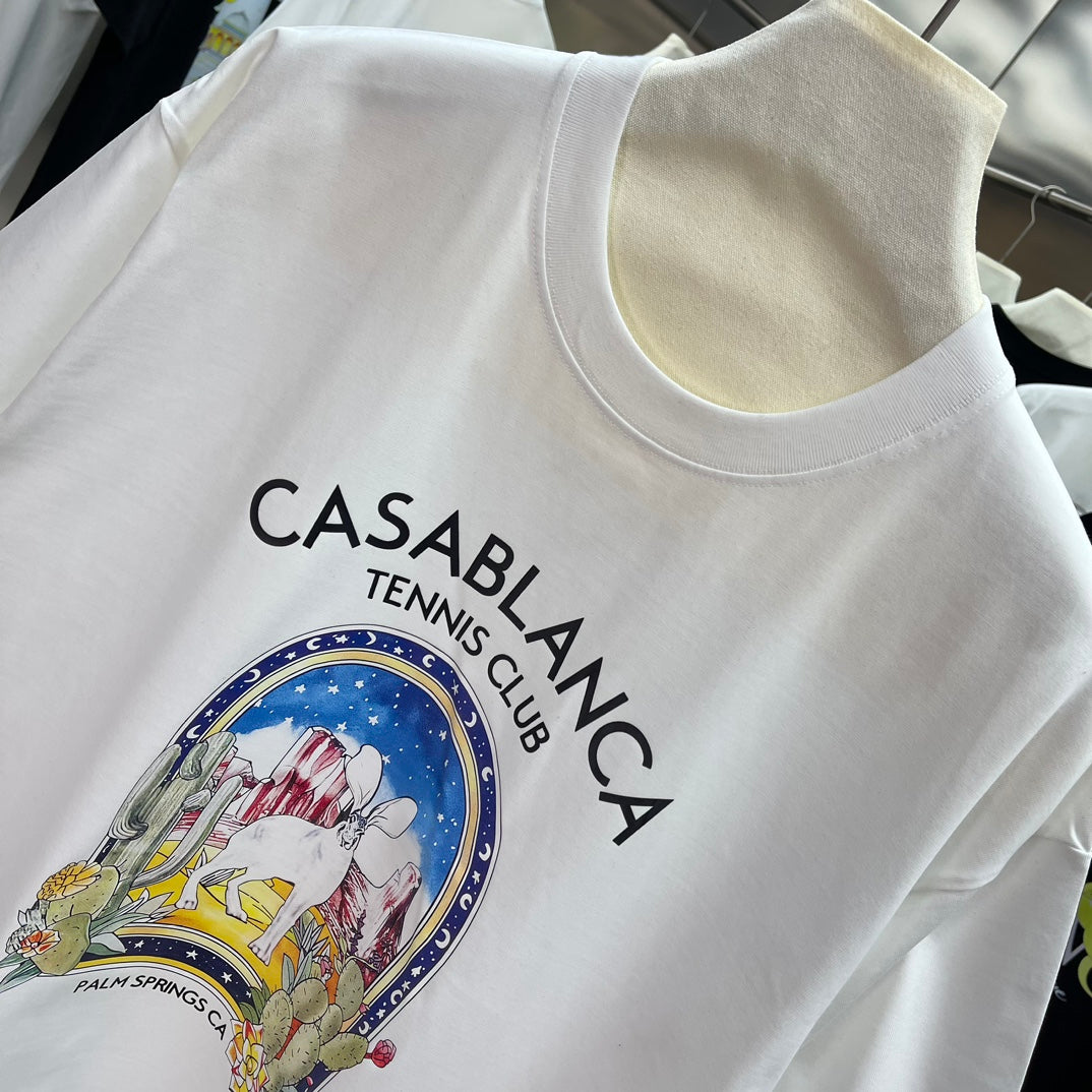 LuxluxHouse Best Quality Clothes Casablanca T-shirt