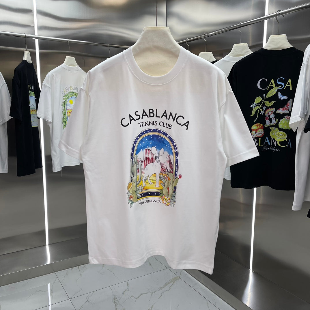 LuxluxHouse Best Quality Clothes Casablanca T-shirt