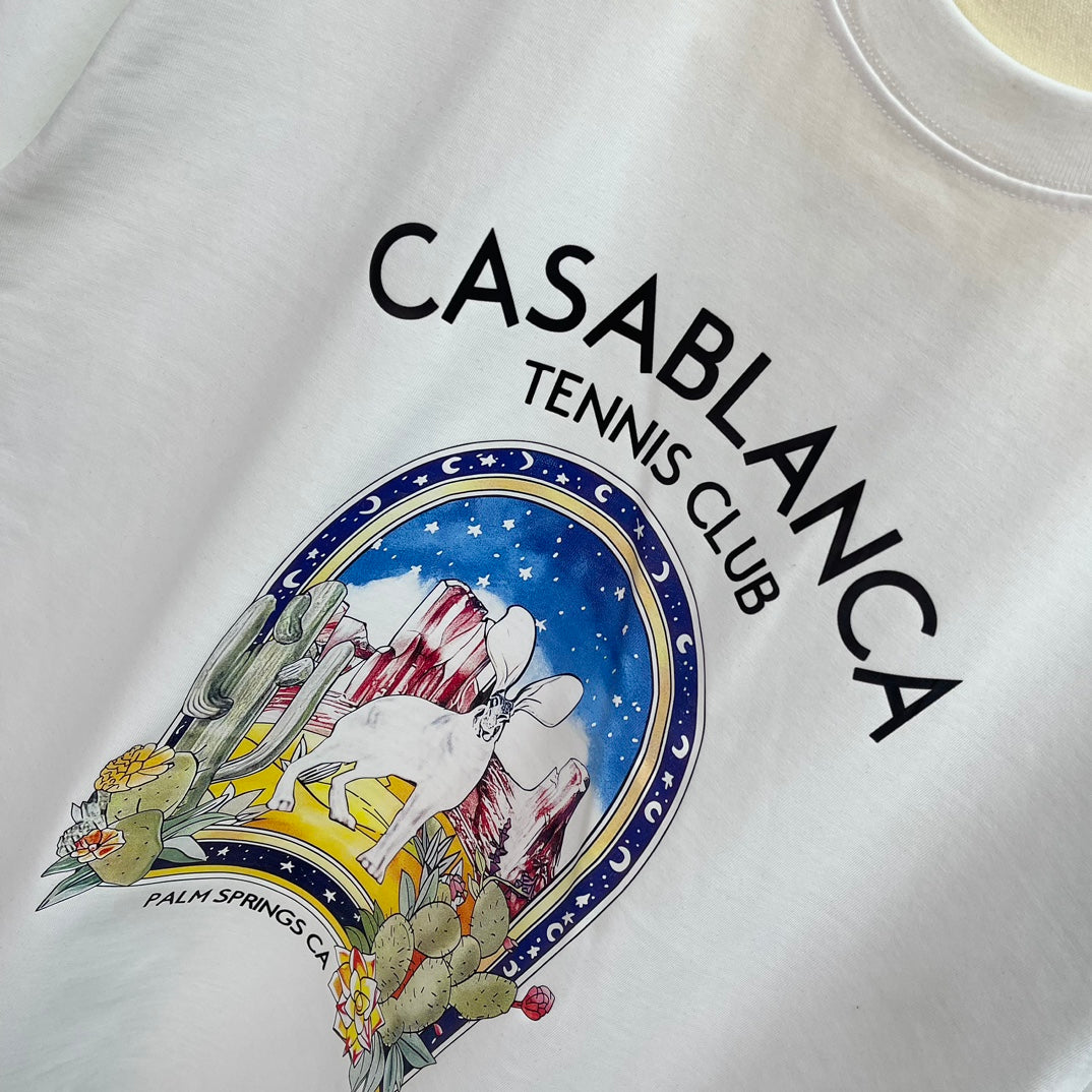 LuxluxHouse Best Quality Clothes Casablanca T-shirt