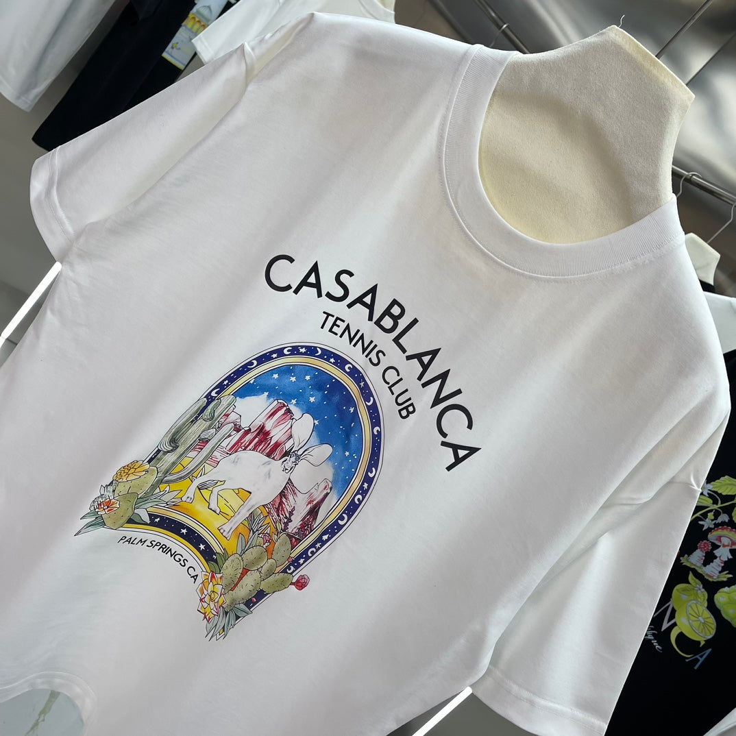 LuxluxHouse Best Quality Clothes Casablanca T-shirt