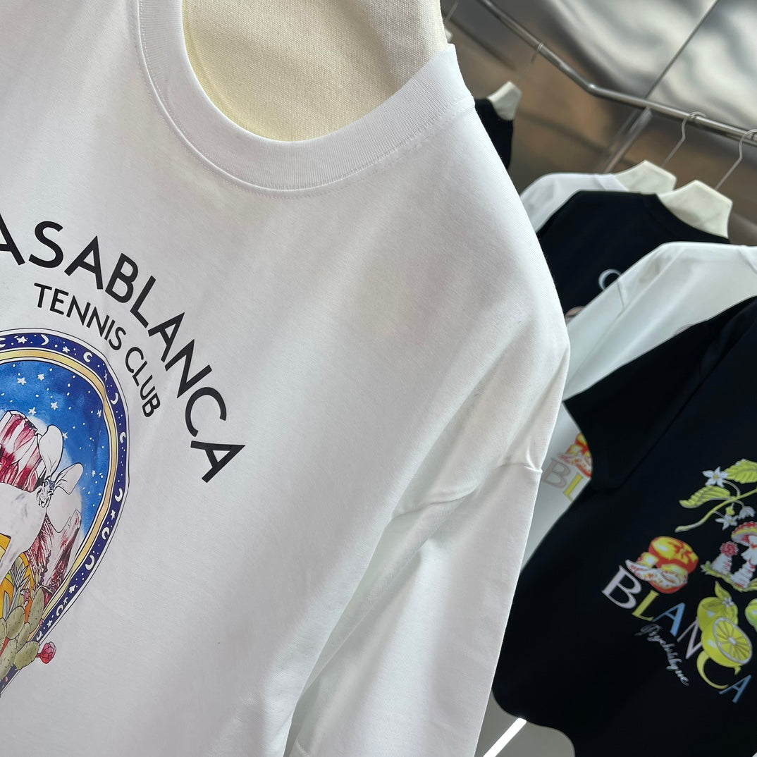 LuxluxHouse Best Quality Clothes Casablanca T-shirt