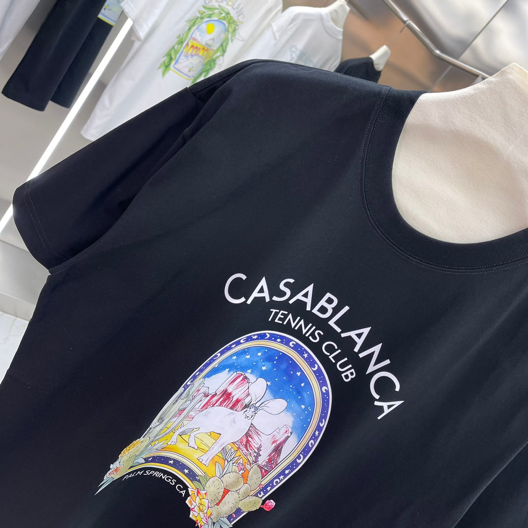 LuxluxHouse Best Quality Clothes Casablanca T-shirt