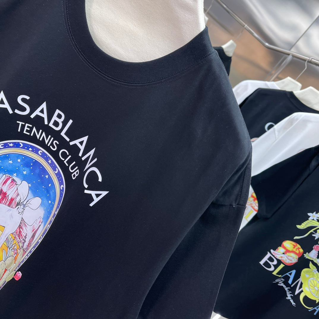 LuxluxHouse Best Quality Clothes Casablanca T-shirt