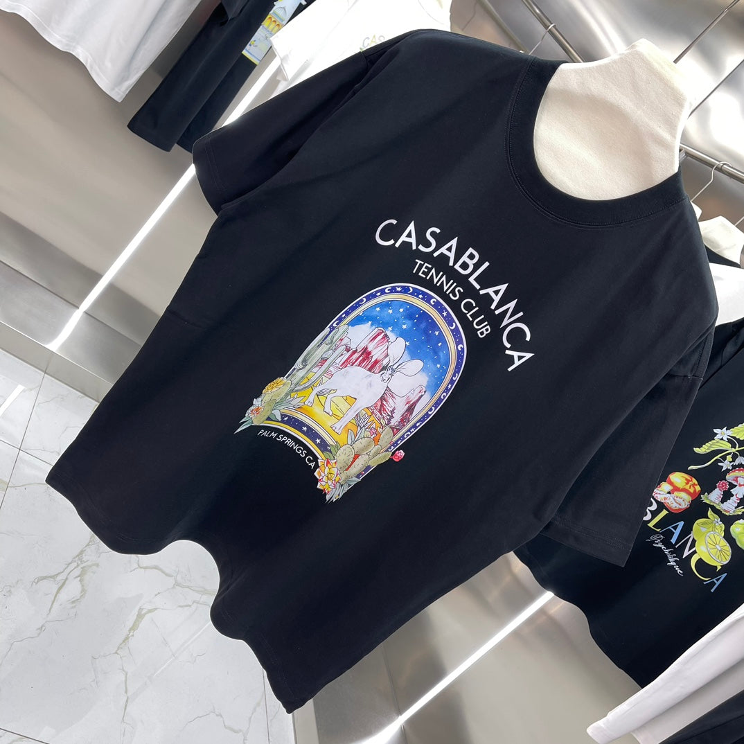 LuxluxHouse Best Quality Clothes Casablanca T-shirt
