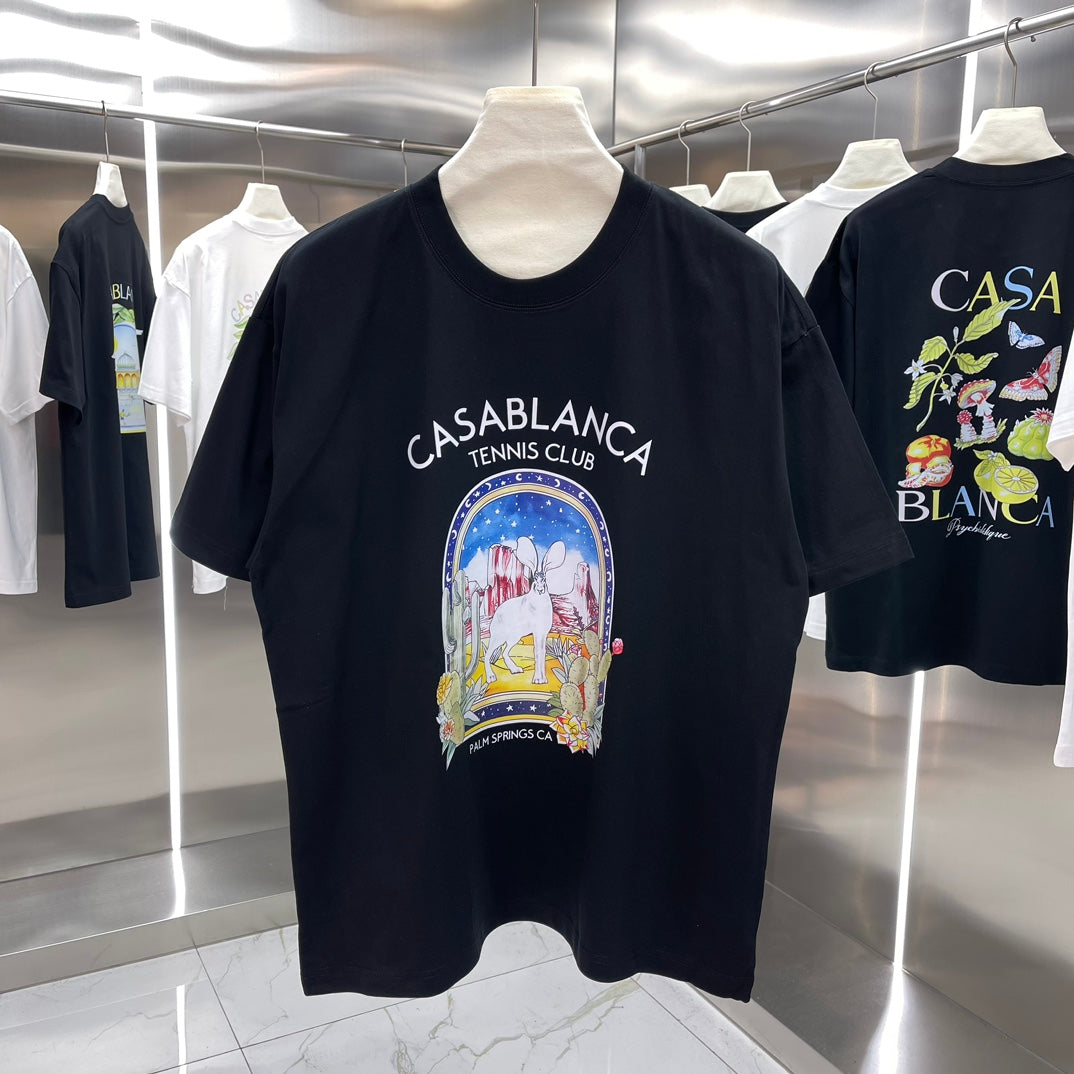 LuxluxHouse Best Quality Clothes Casablanca T-shirt