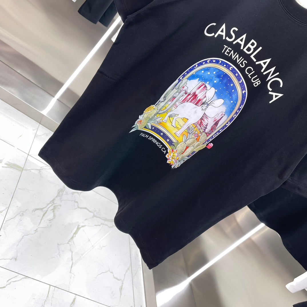 LuxluxHouse Best Quality Clothes Casablanca T-shirt