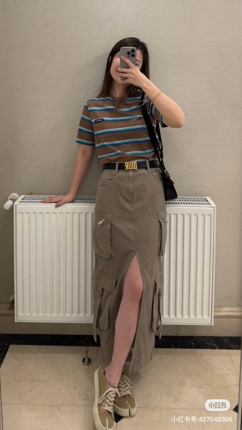 LuxluxHouse Best Quality Clothes Miu Miu T-shirt