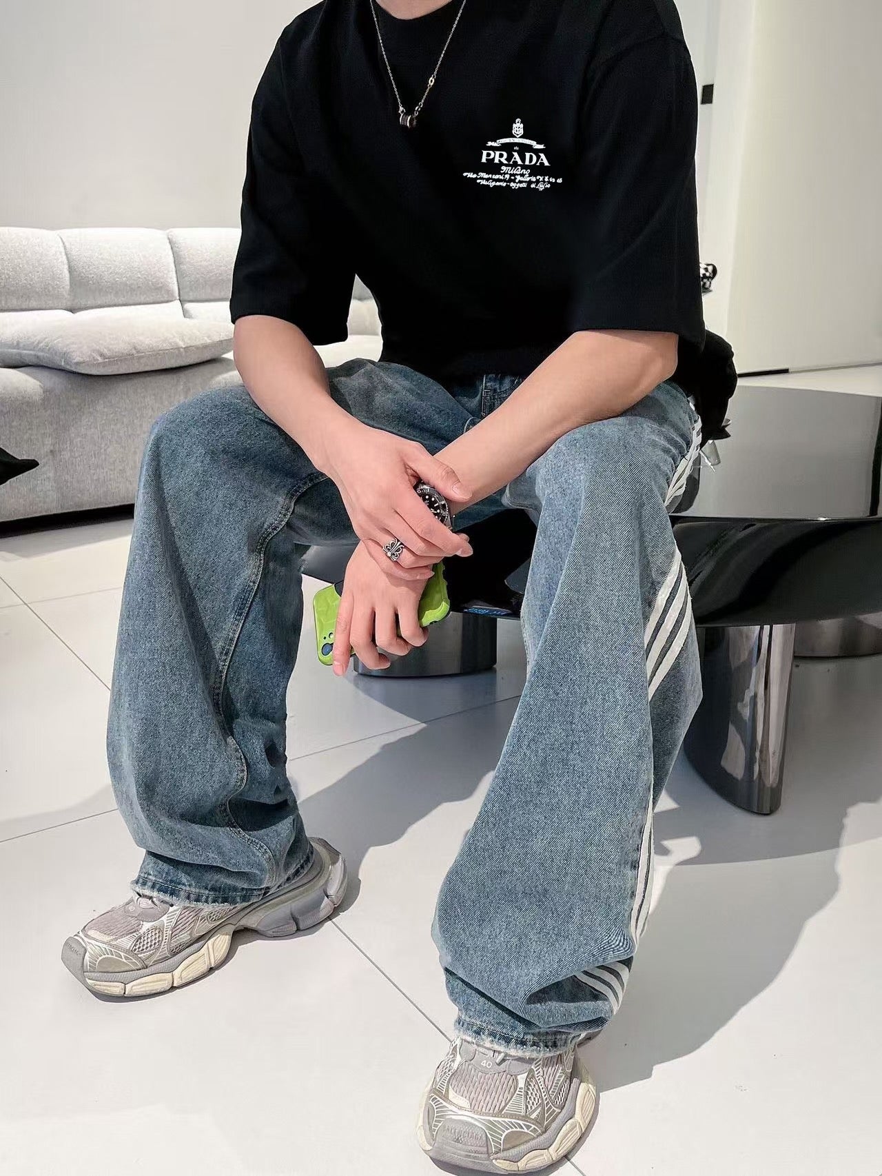 LuxluxHouse Best Quality Clothes T-shirt Prada