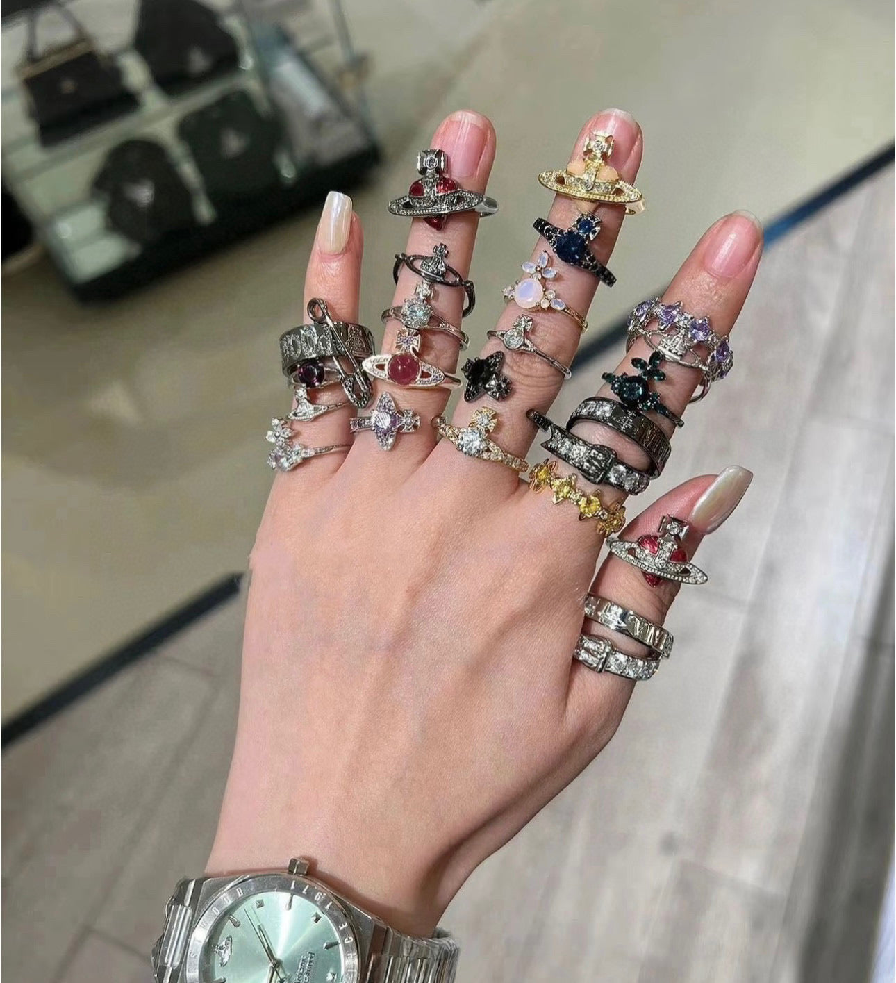LuxluxHouse Best Quality Accessories Ring Ring  Vivienne Westwood