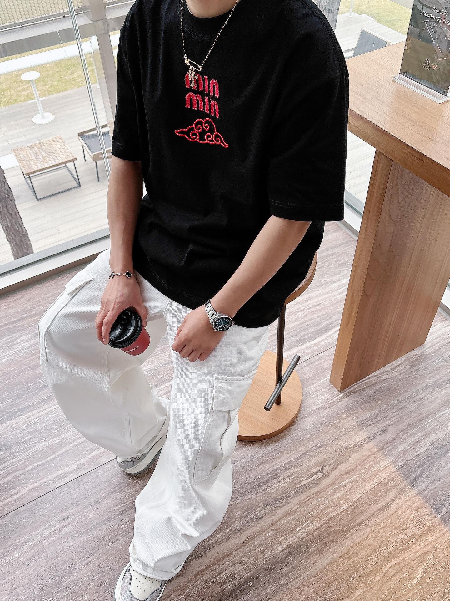 LuxluxHouse Best Quality Clothes Miu Miu T-shirt