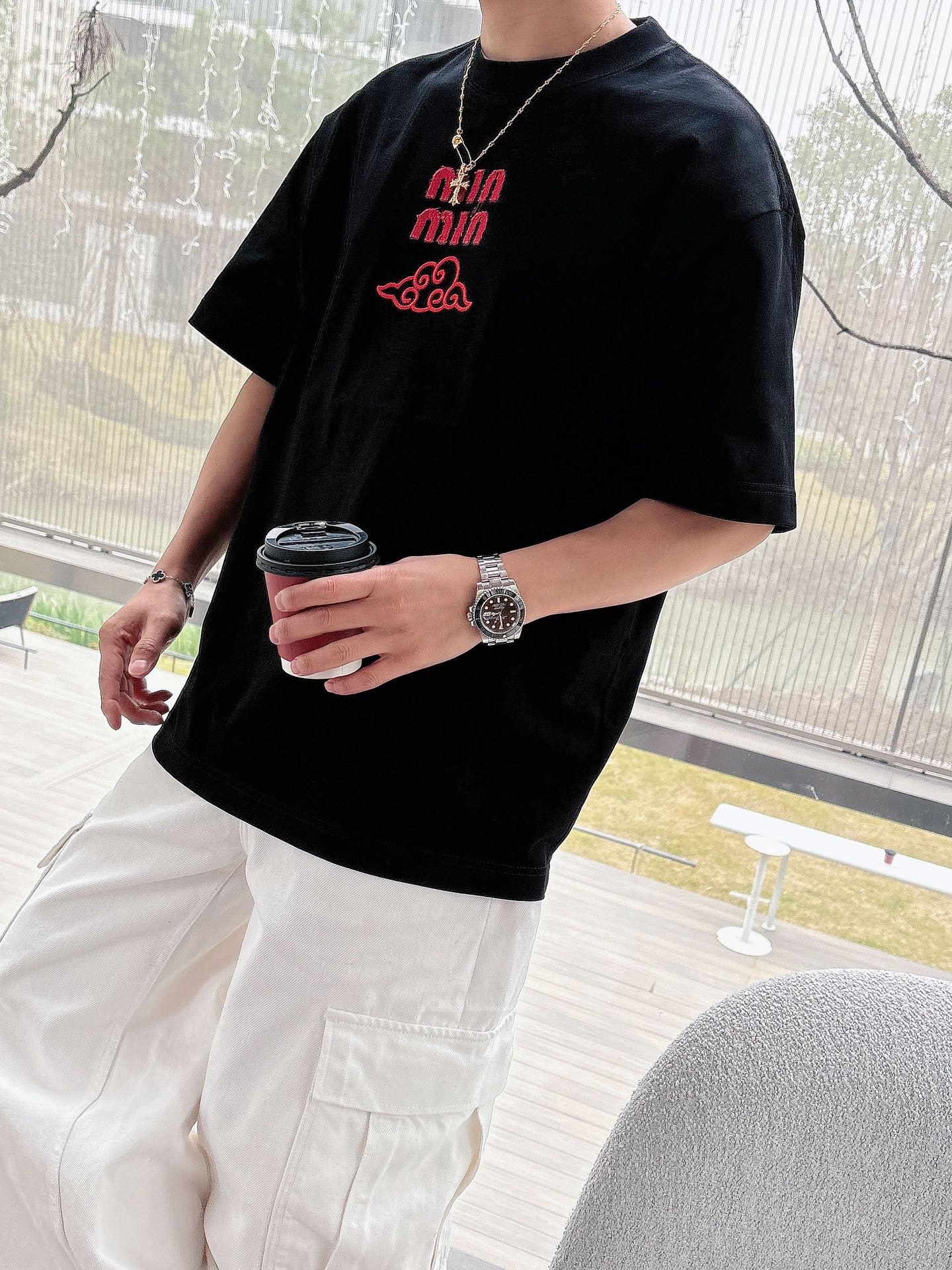 LuxluxHouse Best Quality Clothes Miu Miu T-shirt