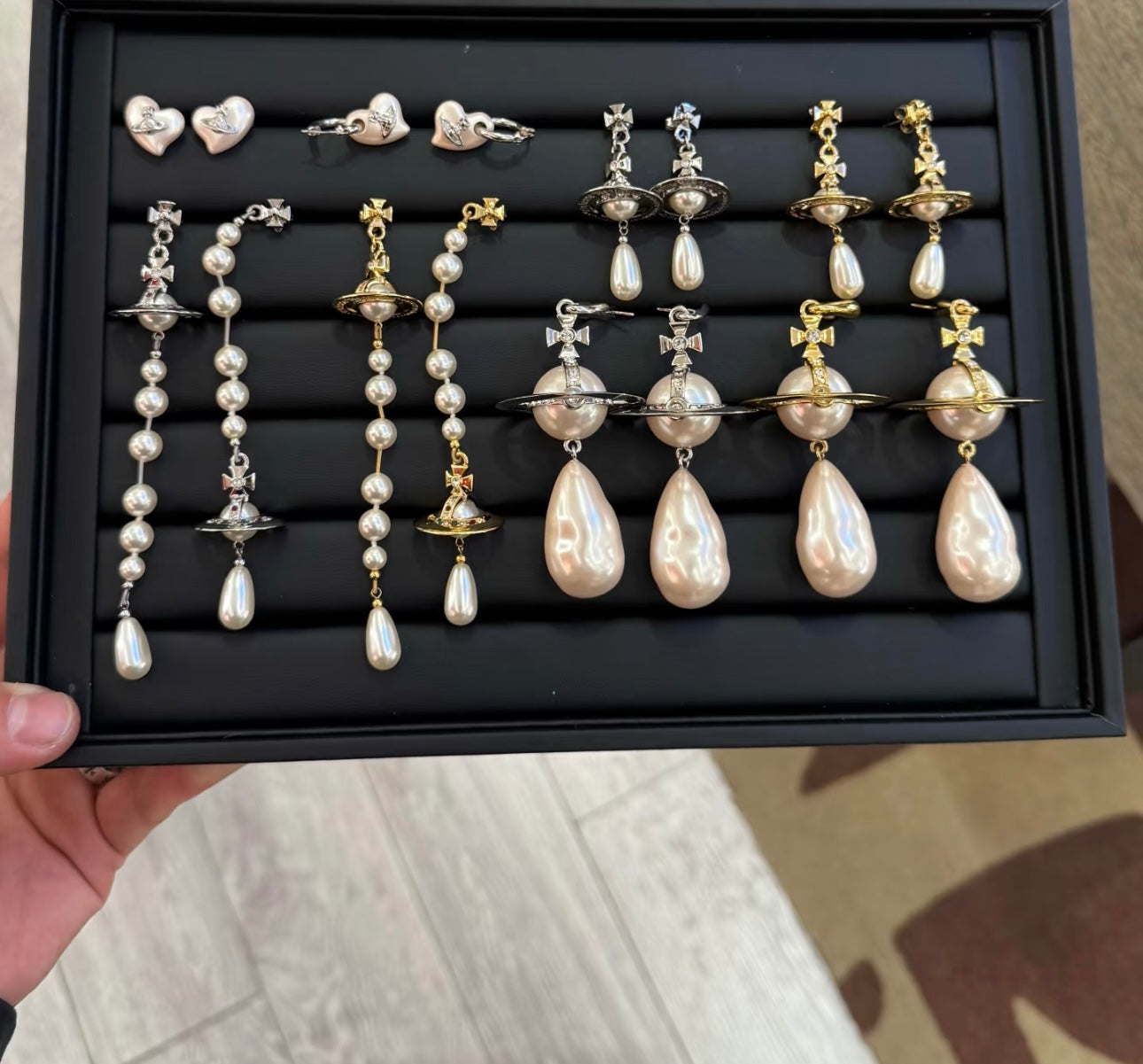 LuxluxHouse Best Quality Accessories Earrings Bracelet  Vivienne Westwood Necklace