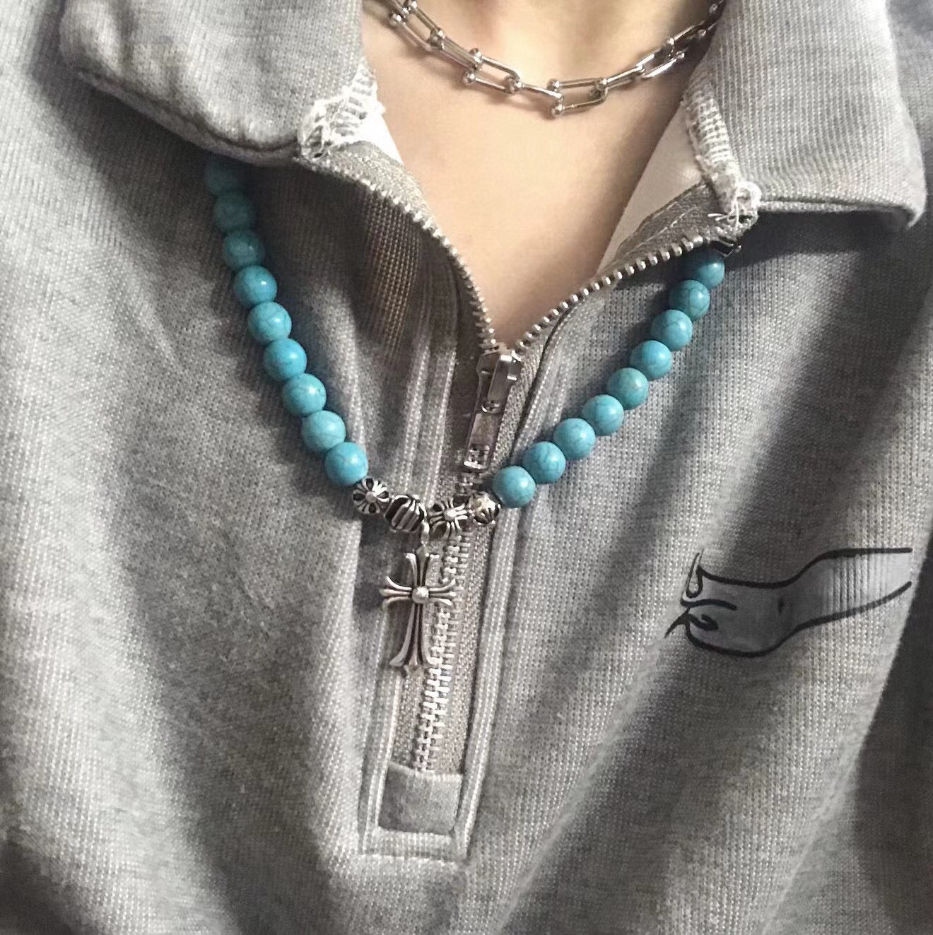 LuxluxHouse Best Quality Accessories Necklace Chrome Hearts