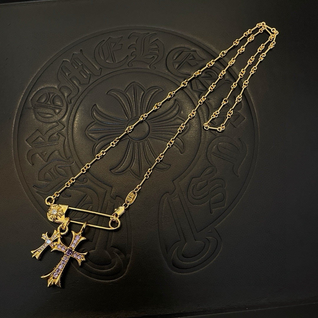 LuxluxHouse Best Quality Accessories Necklace Chrome Hearts