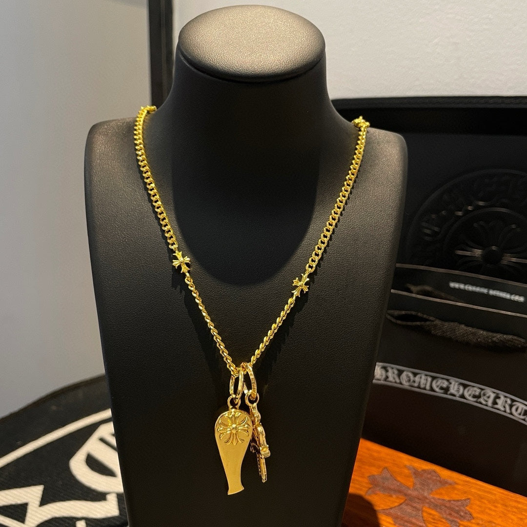 LuxluxHouse Best Quality Accessories Necklace Chrome Hearts