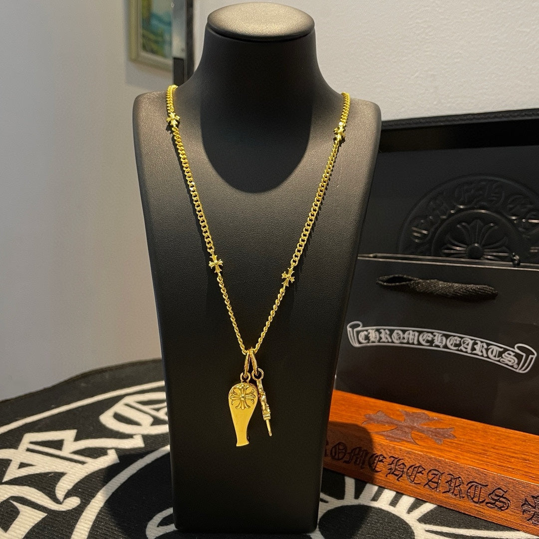 LuxluxHouse Best Quality Accessories Necklace Chrome Hearts