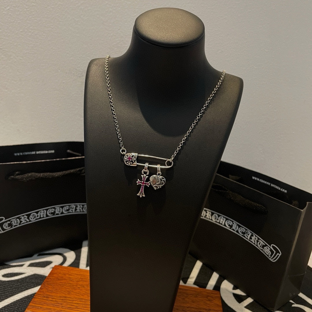 LuxluxHouse Best Quality Accessories Necklace Chrome Hearts