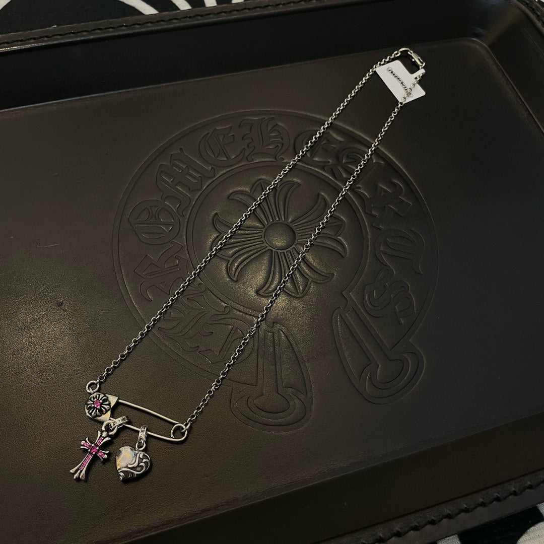 LuxluxHouse Best Quality Accessories Necklace Chrome Hearts
