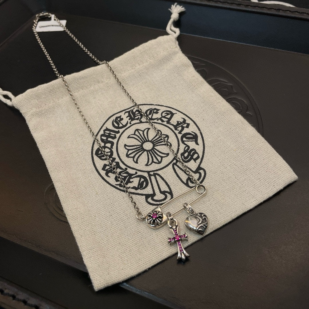 LuxluxHouse Best Quality Accessories Necklace Chrome Hearts