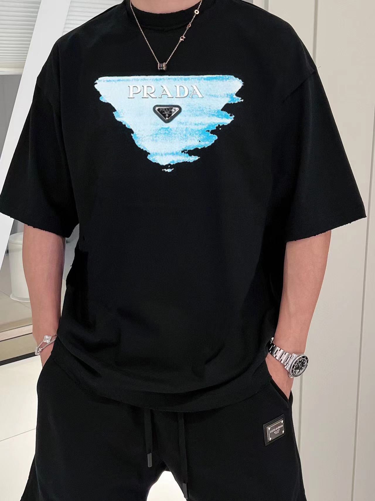 LuxluxHouse Best Quality Clothes T-shirt Prada