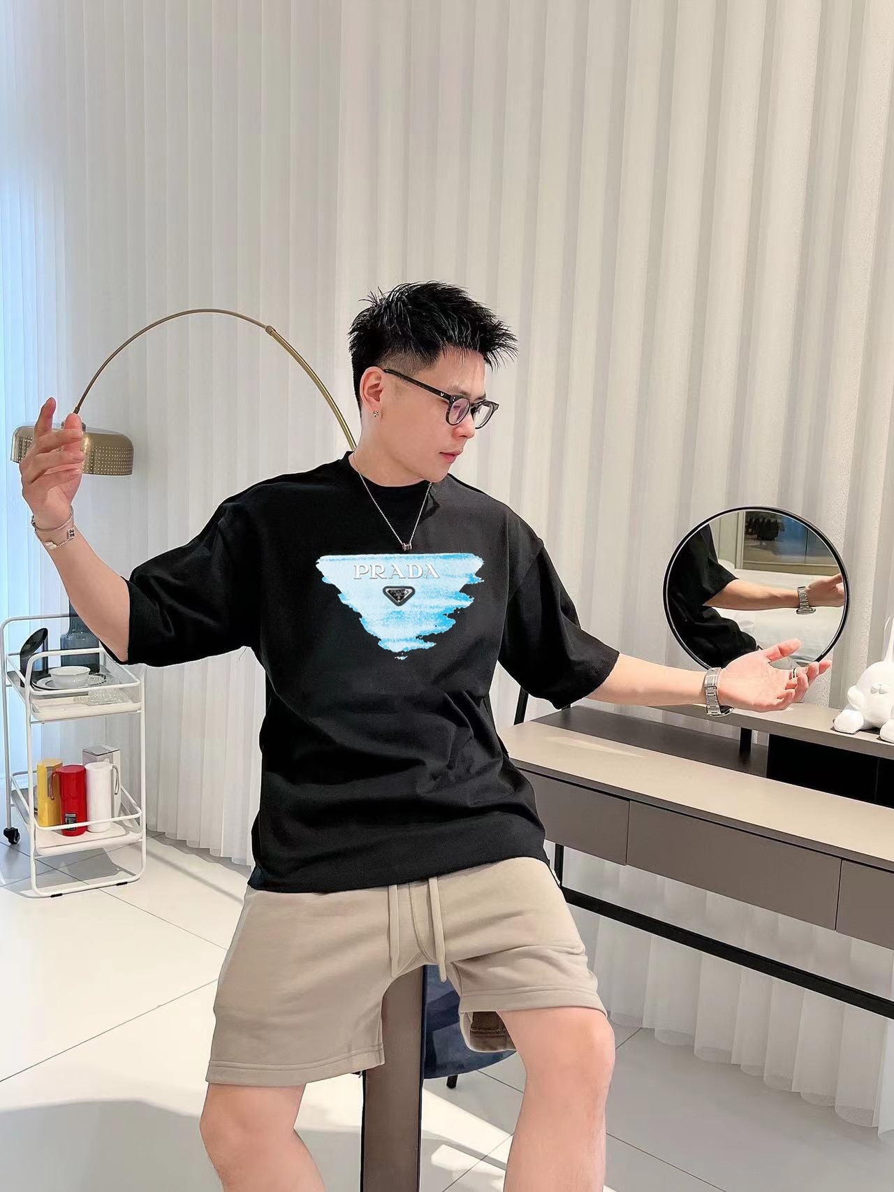 LuxluxHouse Best Quality Clothes T-shirt Prada