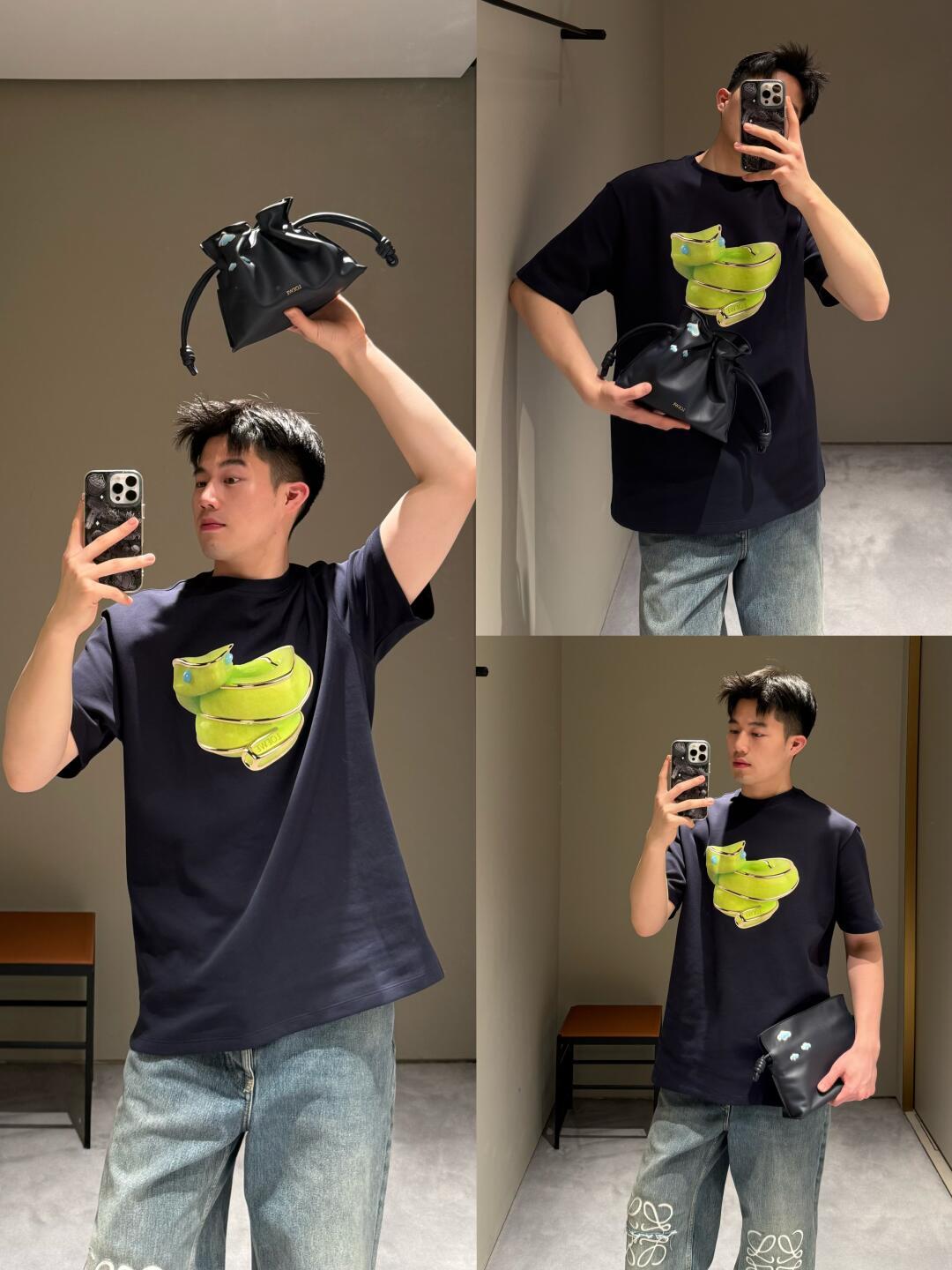 LuxluxHouse Best Quality Clothes T-shirt Loewe