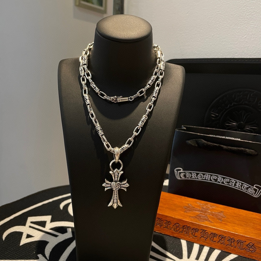 LuxluxHouse Best Quality Accessories Necklace Chrome Hearts